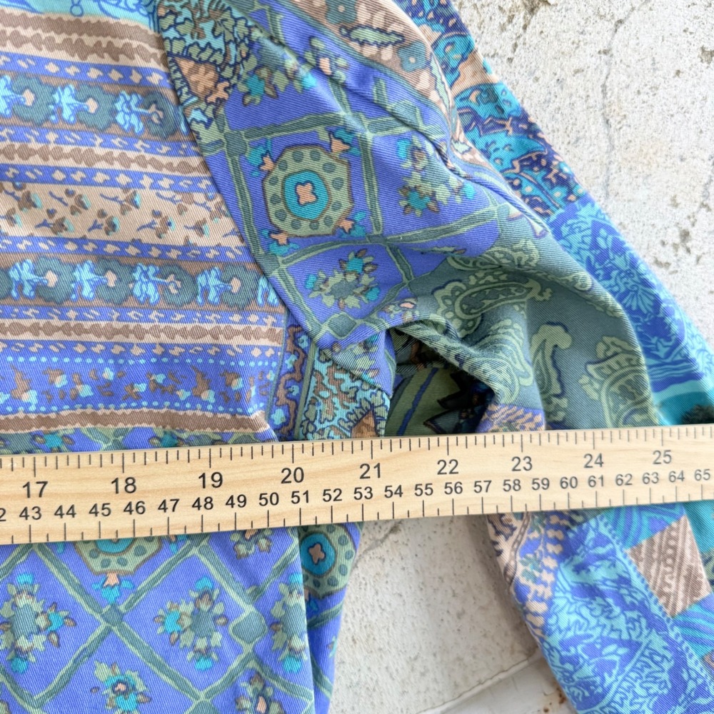 Boho Patchwork Blazer Paisley Print Jacket Tapest… - image 7